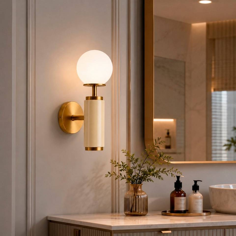 Opviq Vägglampa Moira, beige från Opviq, bild 5