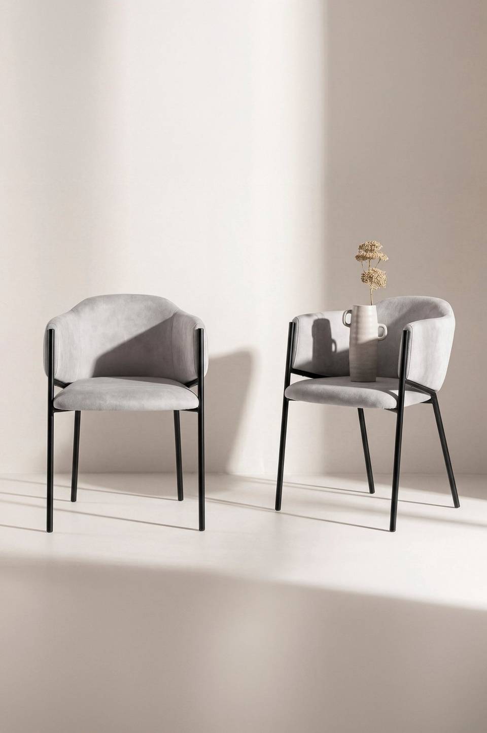 Venture Home Evelina Matstolar, 2-pack, grå från Venture Home, bild 5