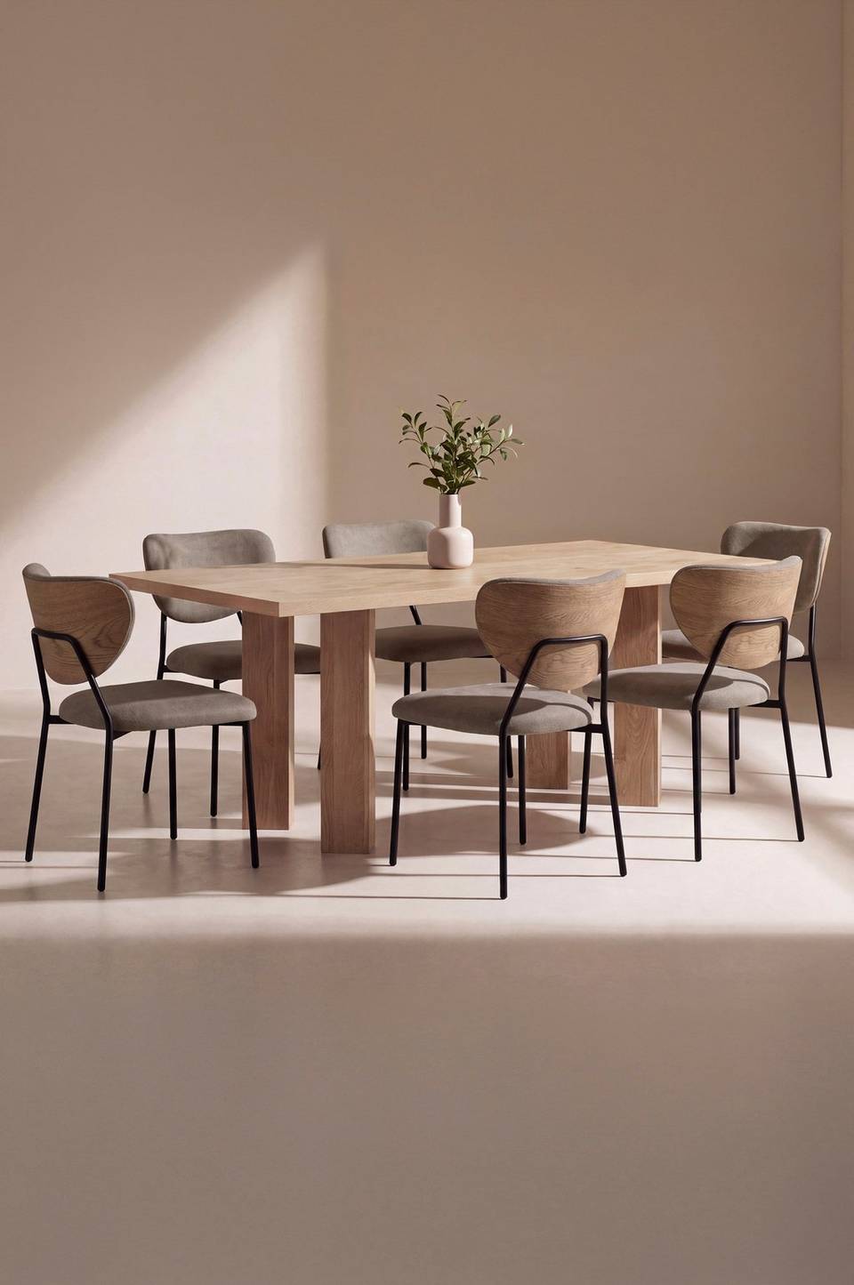 Venture Home Lillehammer Matbord med stolarna " Butterfly ", beige från Venture Home, bild 5