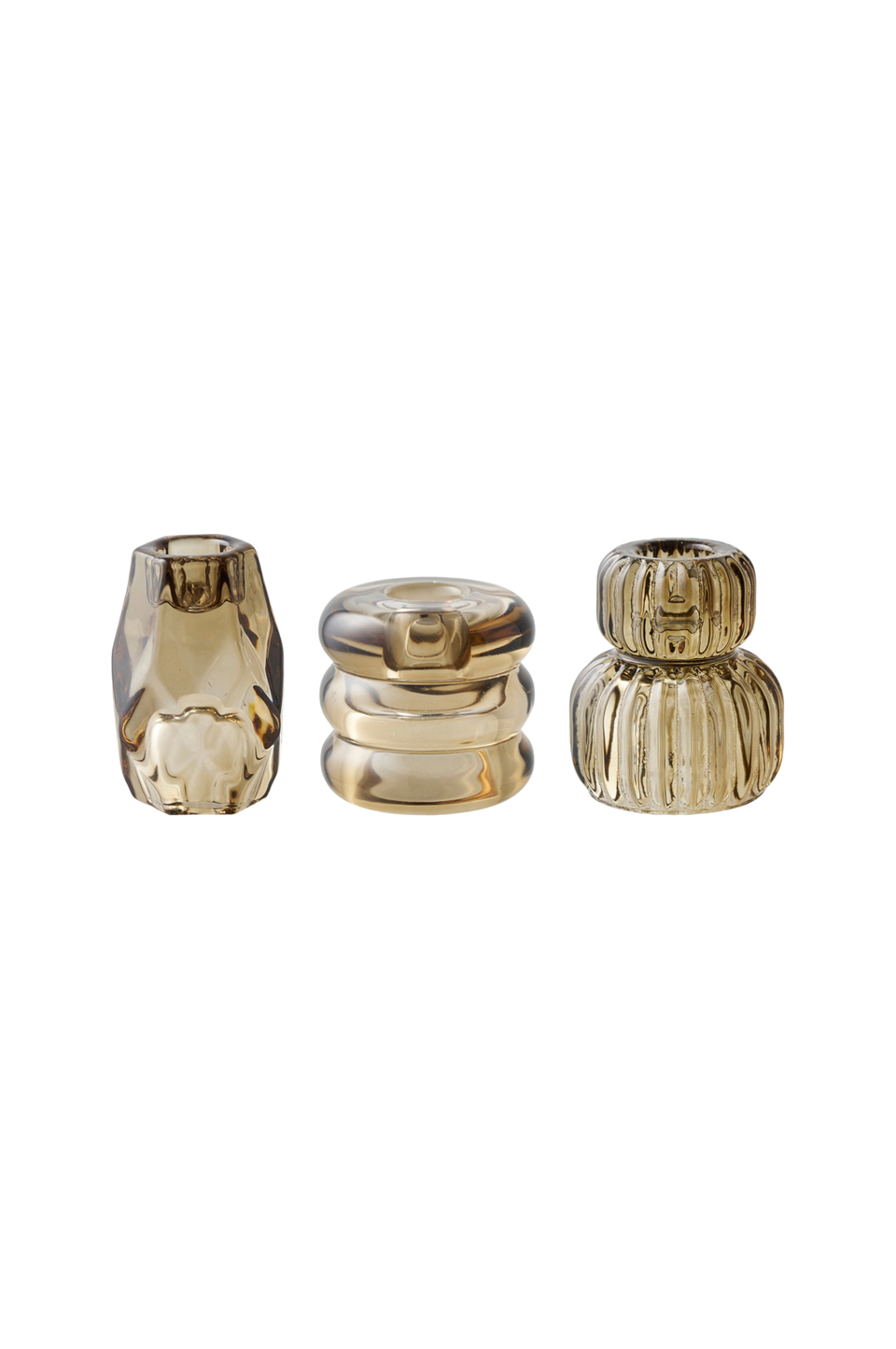 House Nordic Ljusstake " Candle ", 3-pack, brun från House Nordic, bild 5