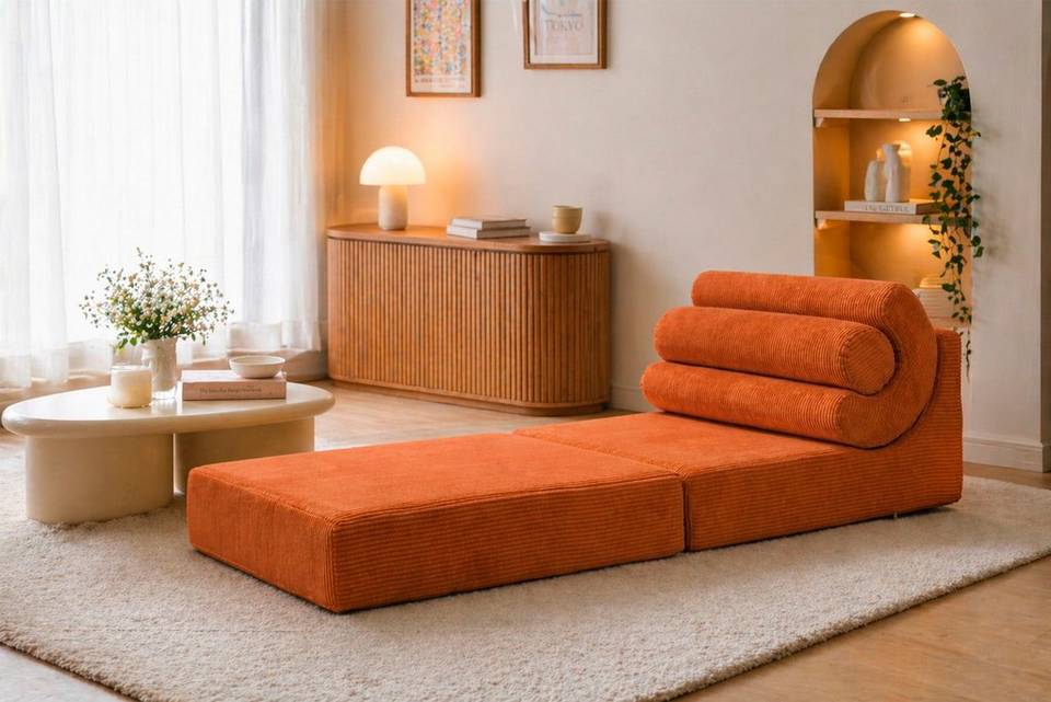Hanah Home 1-sitsig bäddsoffa Duorelax, flerfärgad från Hanah Home, bild 5