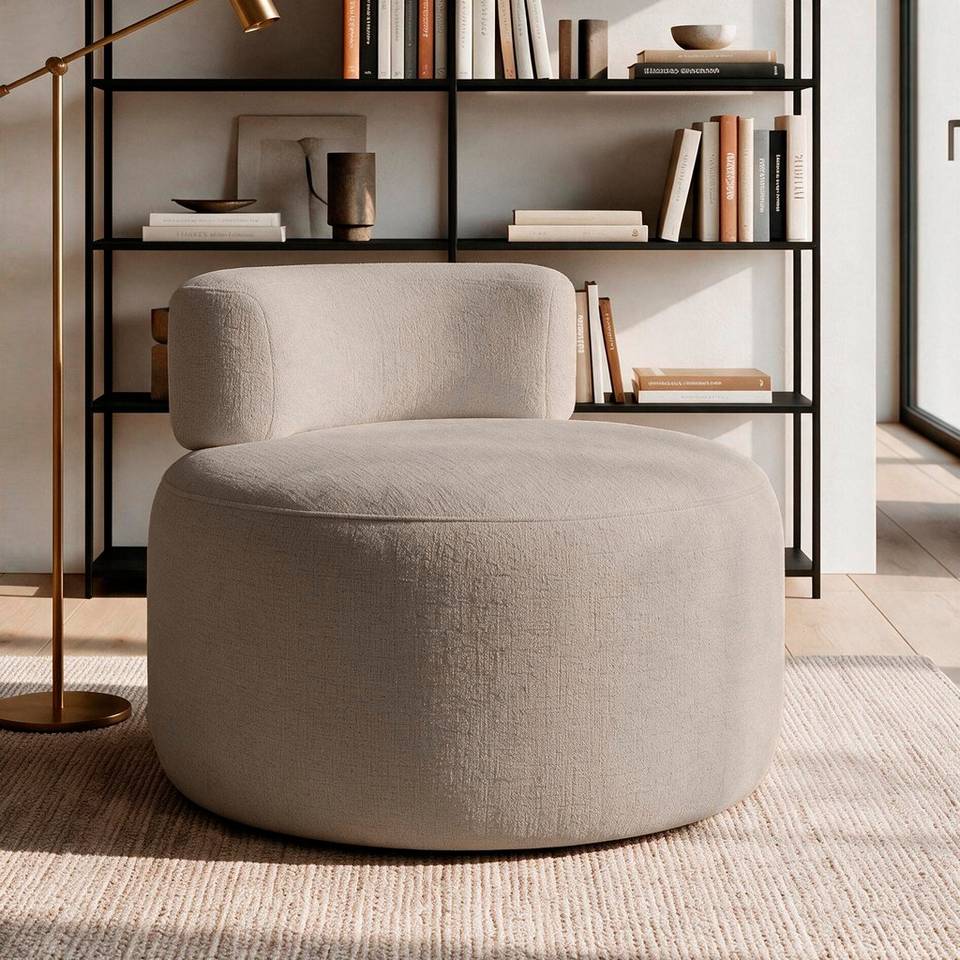Hanah Home Vingstol Ellipse, beige från Hanah Home, bild 5