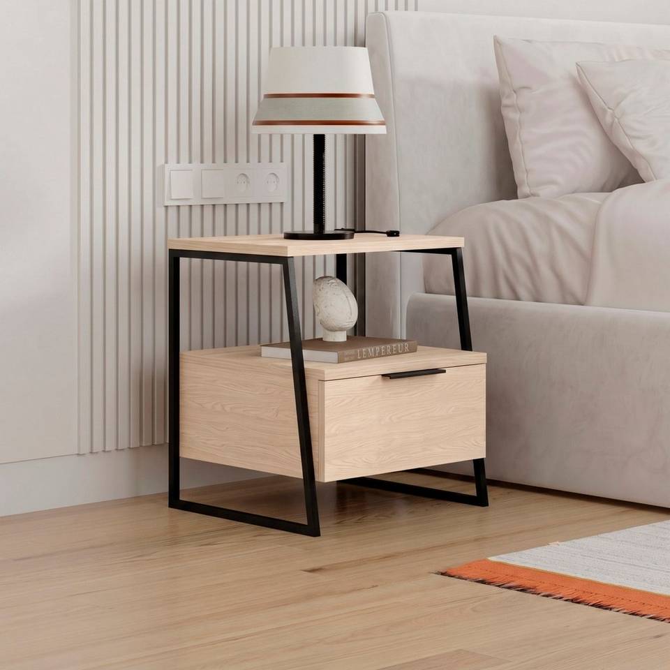 Hanah Home Nattduksbord Vespova, brun från Hanah Home, bild 5