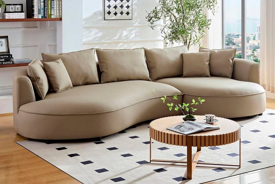 Hanah Home Hörnsoffa Venedik Toriva, brun från Hanah Home, bild 5