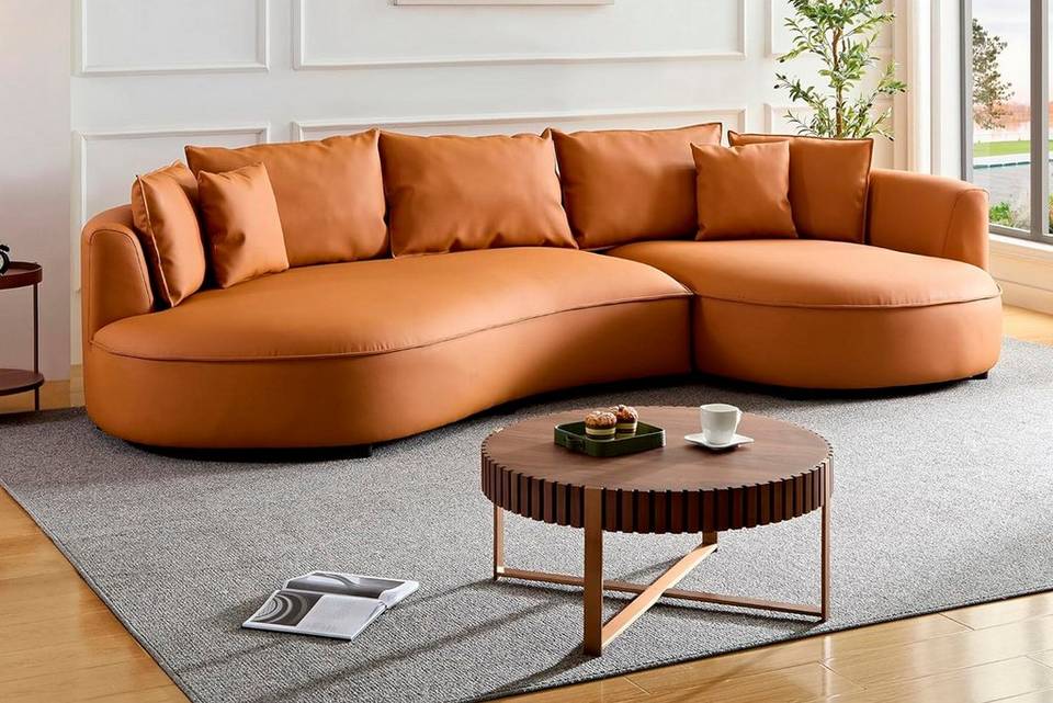 Hanah Home Hörnsoffa Venedik Toriva, orange från Hanah Home, bild 5