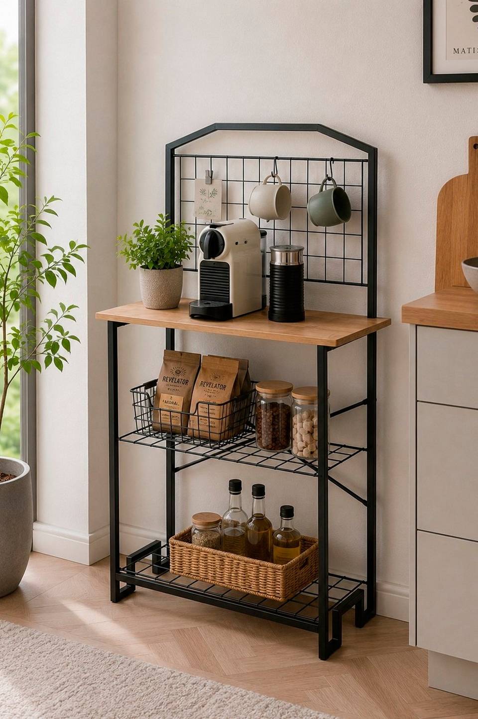 Hanah Home Kaffestånd Forma, svart från Hanah Home, bild 5