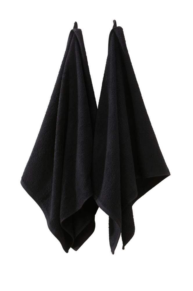 AMELIE badhandduk 2-pack Svart