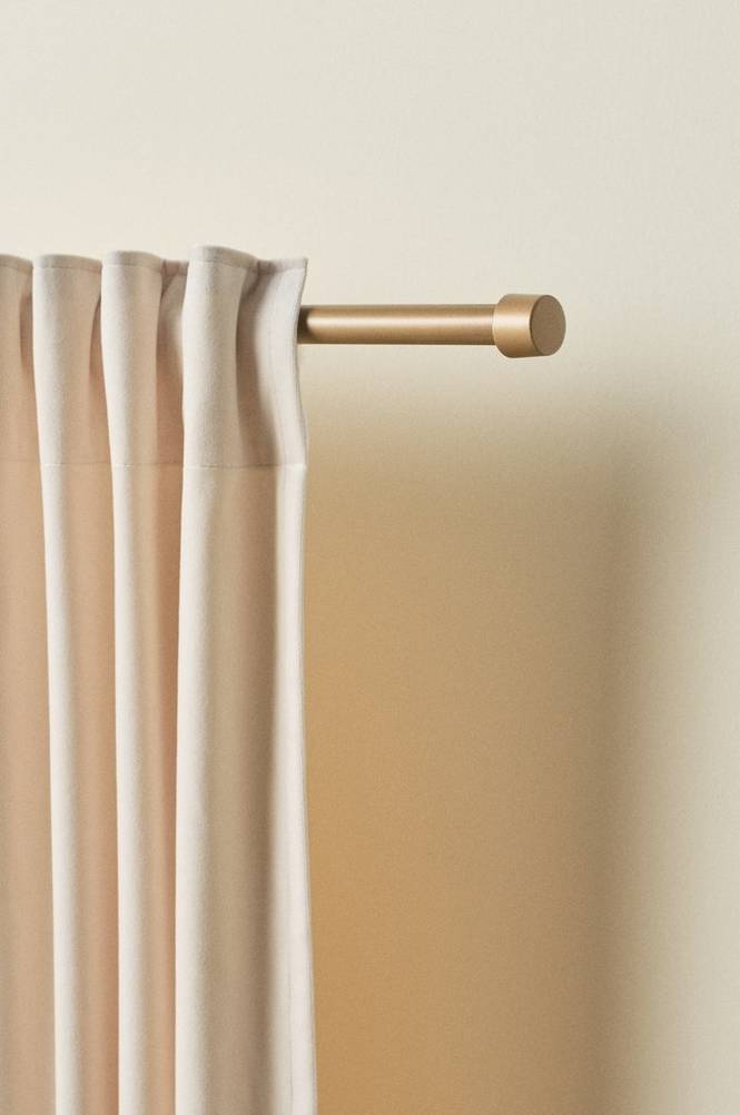 BASIC gardinstång 134-180 cm Mässing