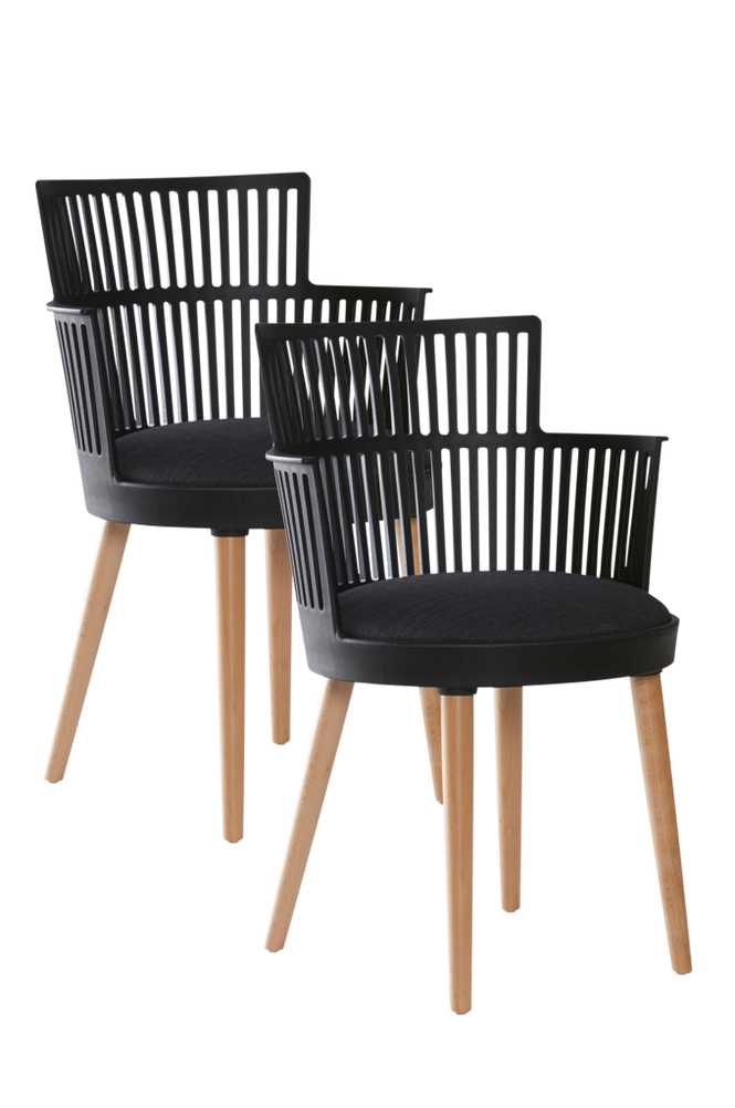 GETINGE stol 2-pack Svart