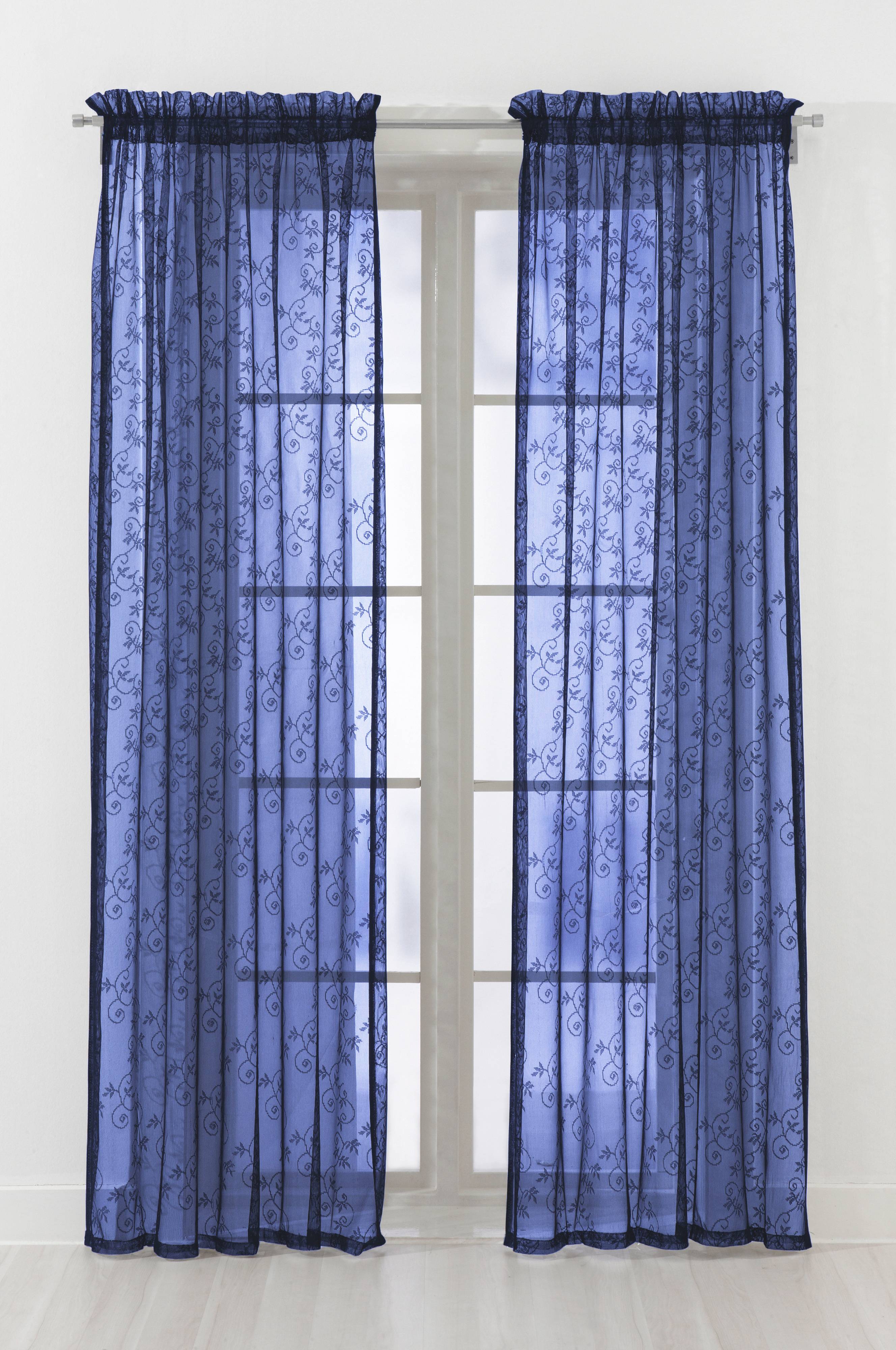 SKIR gardiner, 2pak Blå Gardiner Jotex