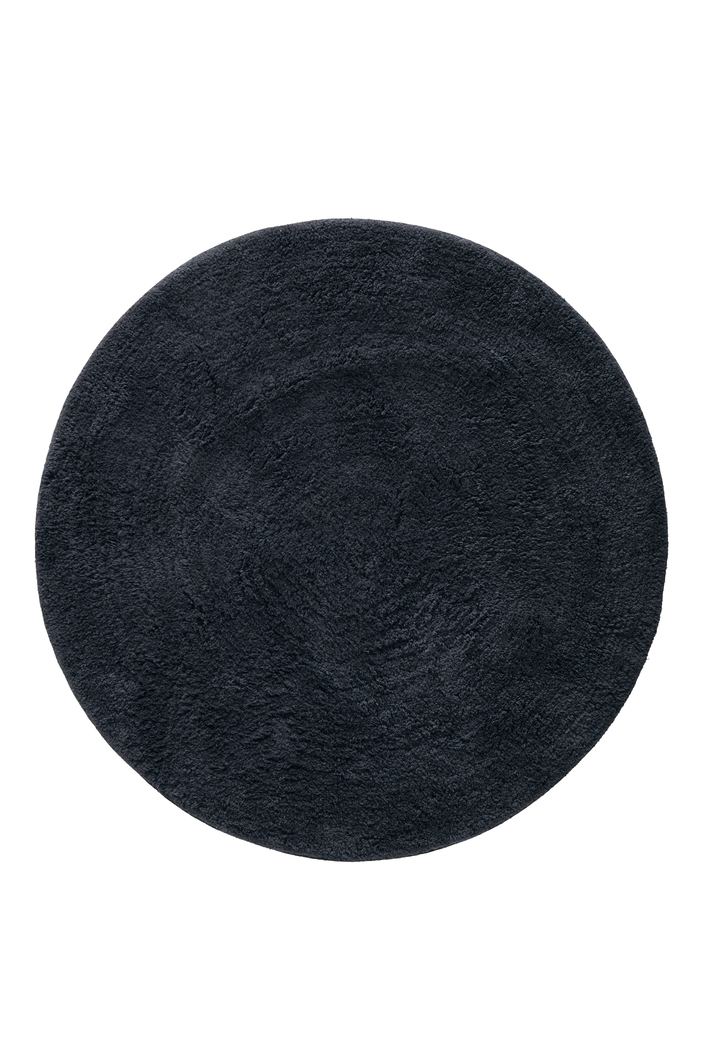 EMMA Badteppich Ø 90 cm - Schwarz - Badezimmertextilien - Jotex