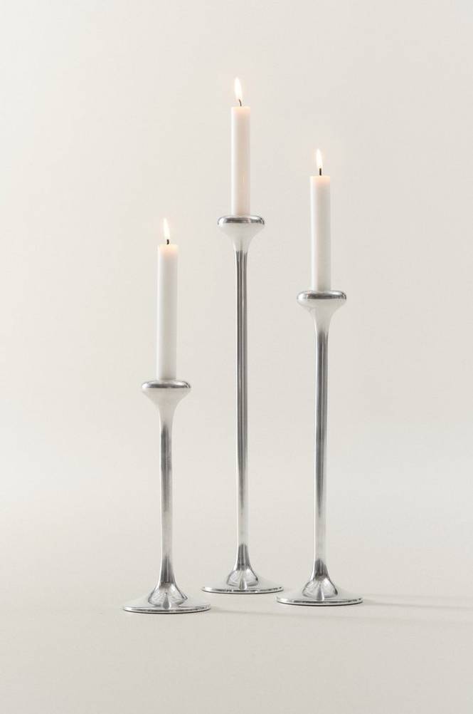 RAKEL ljusstake 3-pack Krom