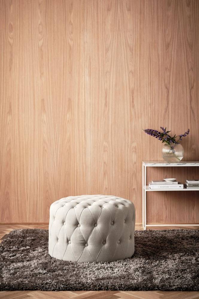 SKENE sittpuff ø 60 cm Lingrå