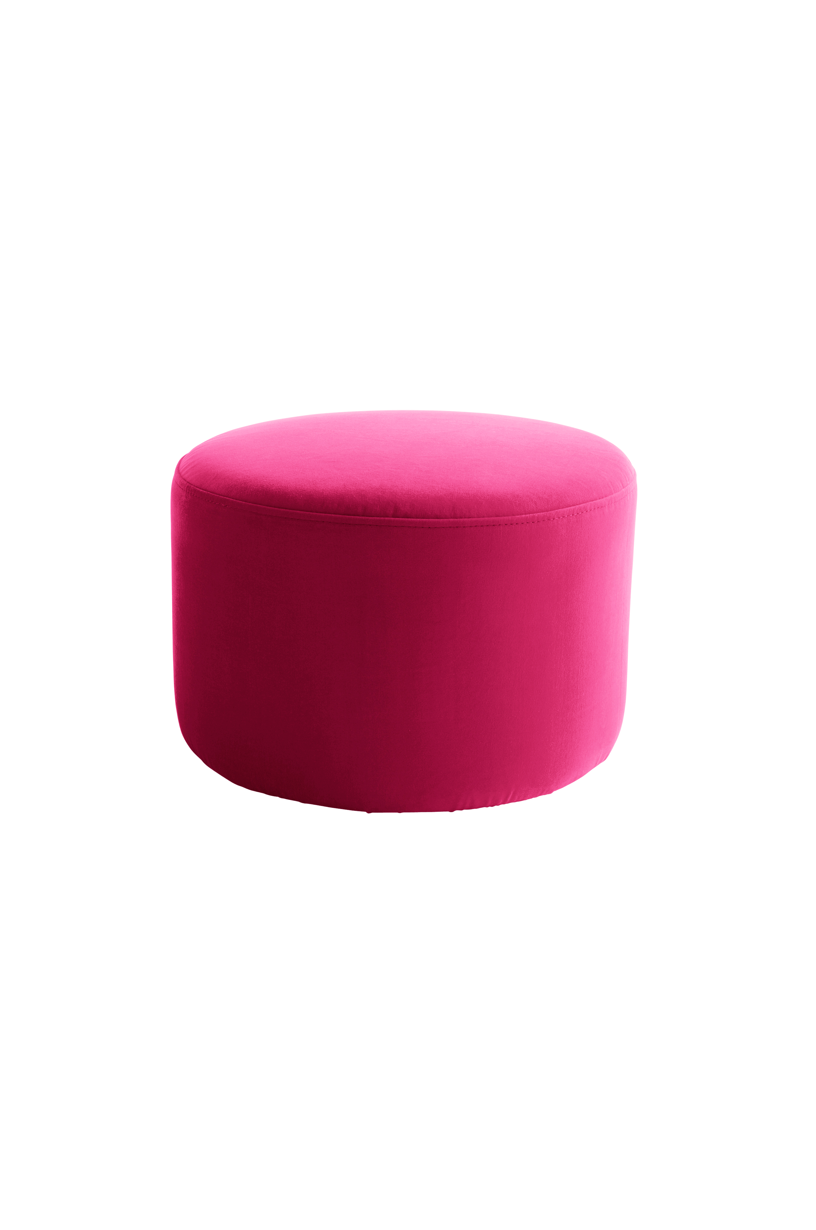Sittpuff sammet rosa