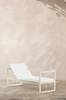 ALASSIO solseng/sofa - rygg venstre Beige/hvit pute
