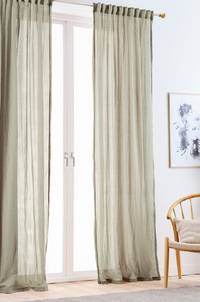 COCOON multifunktionsgardin 2-pack Khakigrå