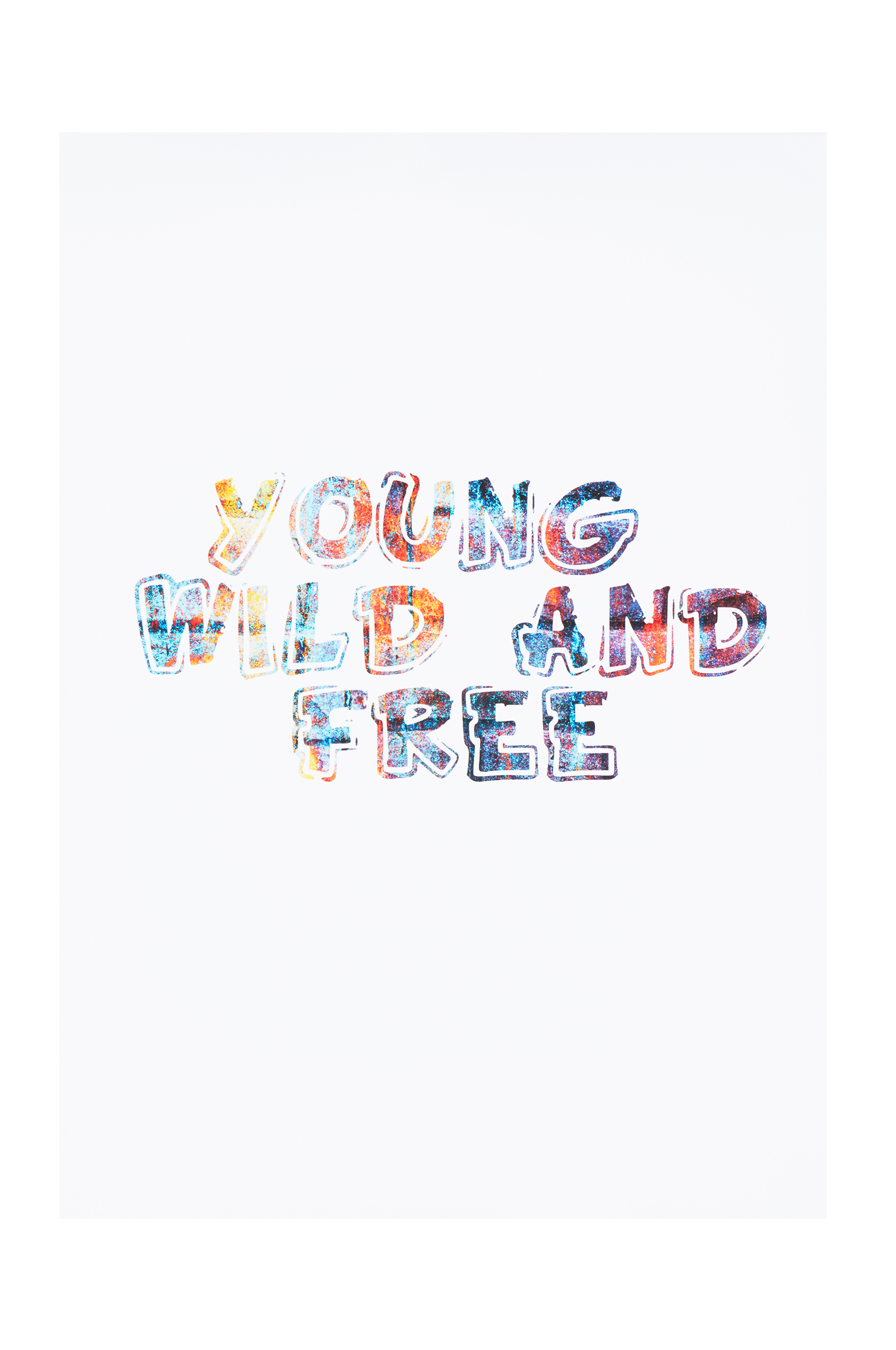 WILD AND FREE poster, 50x70 cm Multi Dekoration Jotex