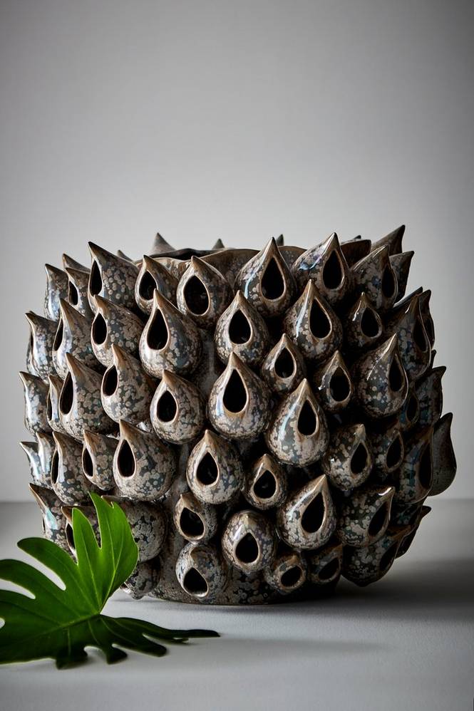 BLOWFISH vas - höjd 31 cm