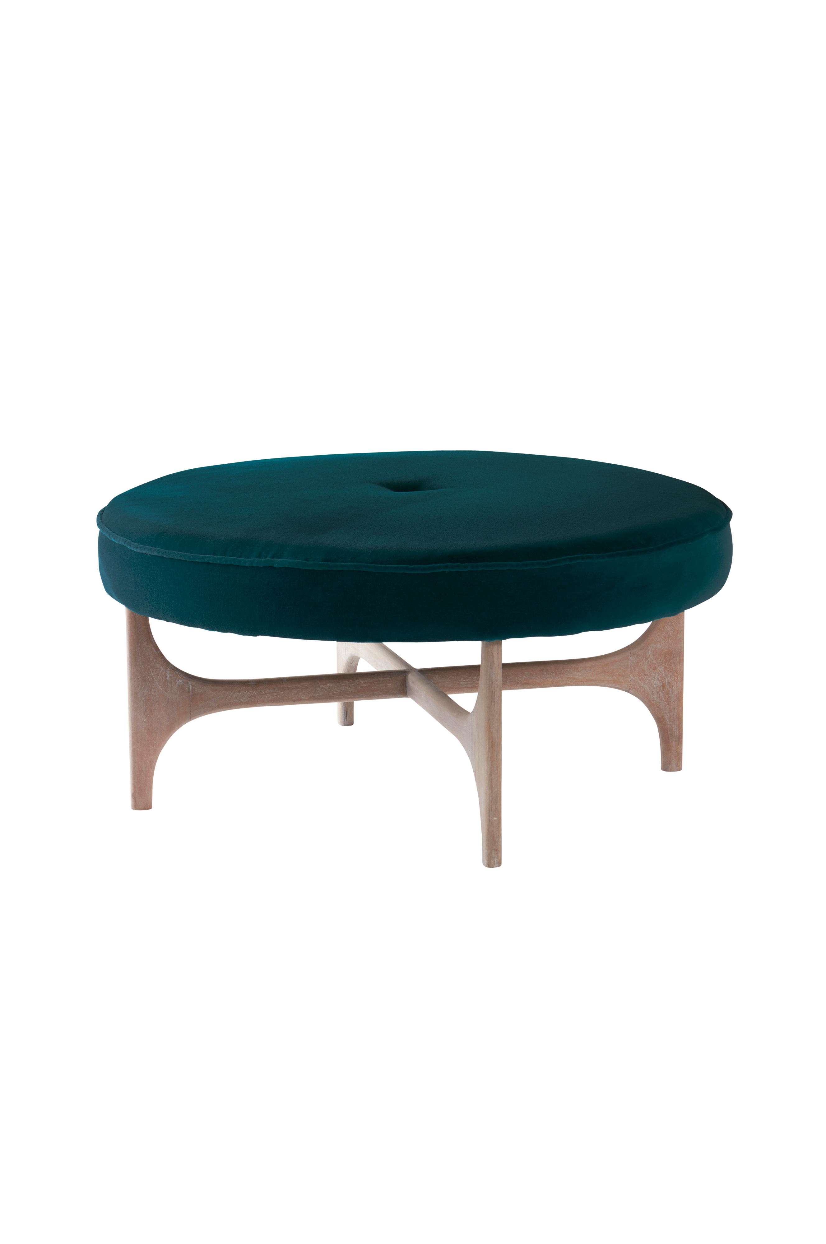 AMAGANSETT siddepuf Blå Møbler Jotex