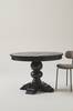 MADURAI spisebord Ø 110 cm Black mdf / metall
