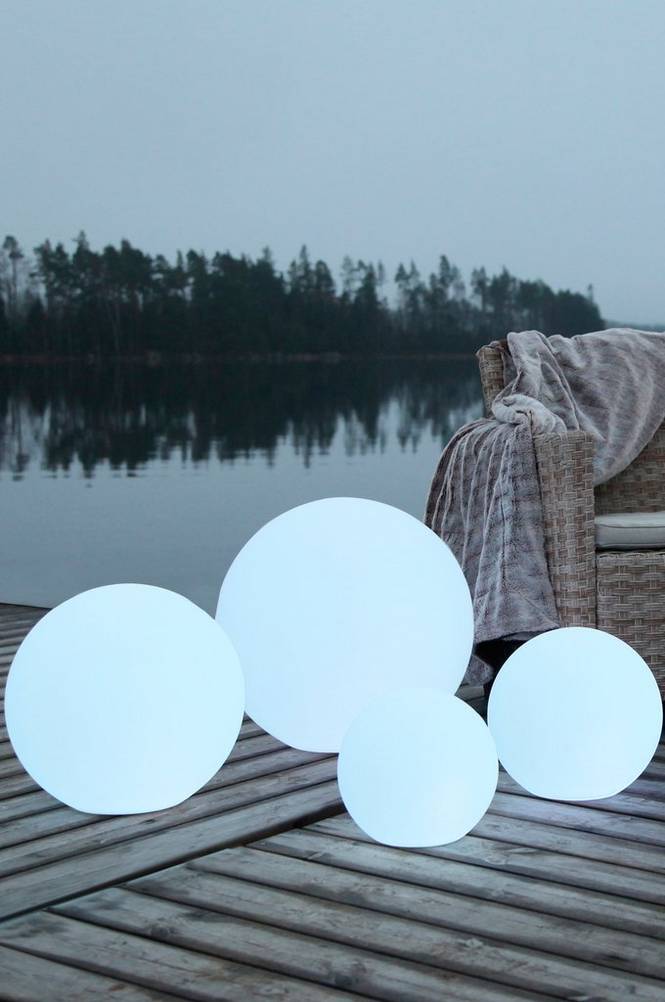 TWILIGHT RUND belysning - extra stor Vit