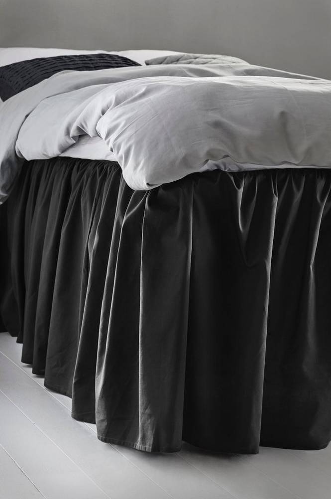 ZACK volangsängkappa 60 cm - ekologisk Gråsvart