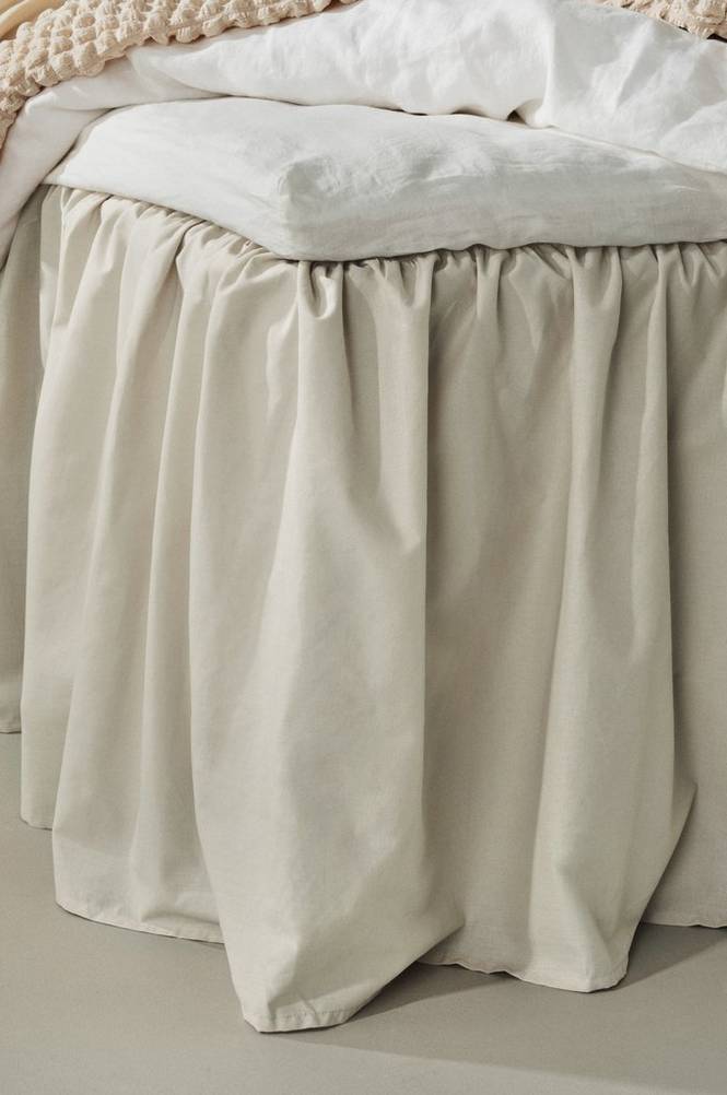 ZACK volangsängkappa 60 cm - ekologisk Beige