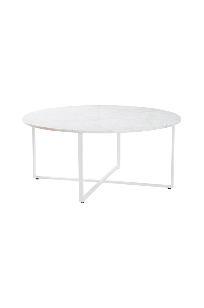 MARIBO soffbord ø 80 cm Vit