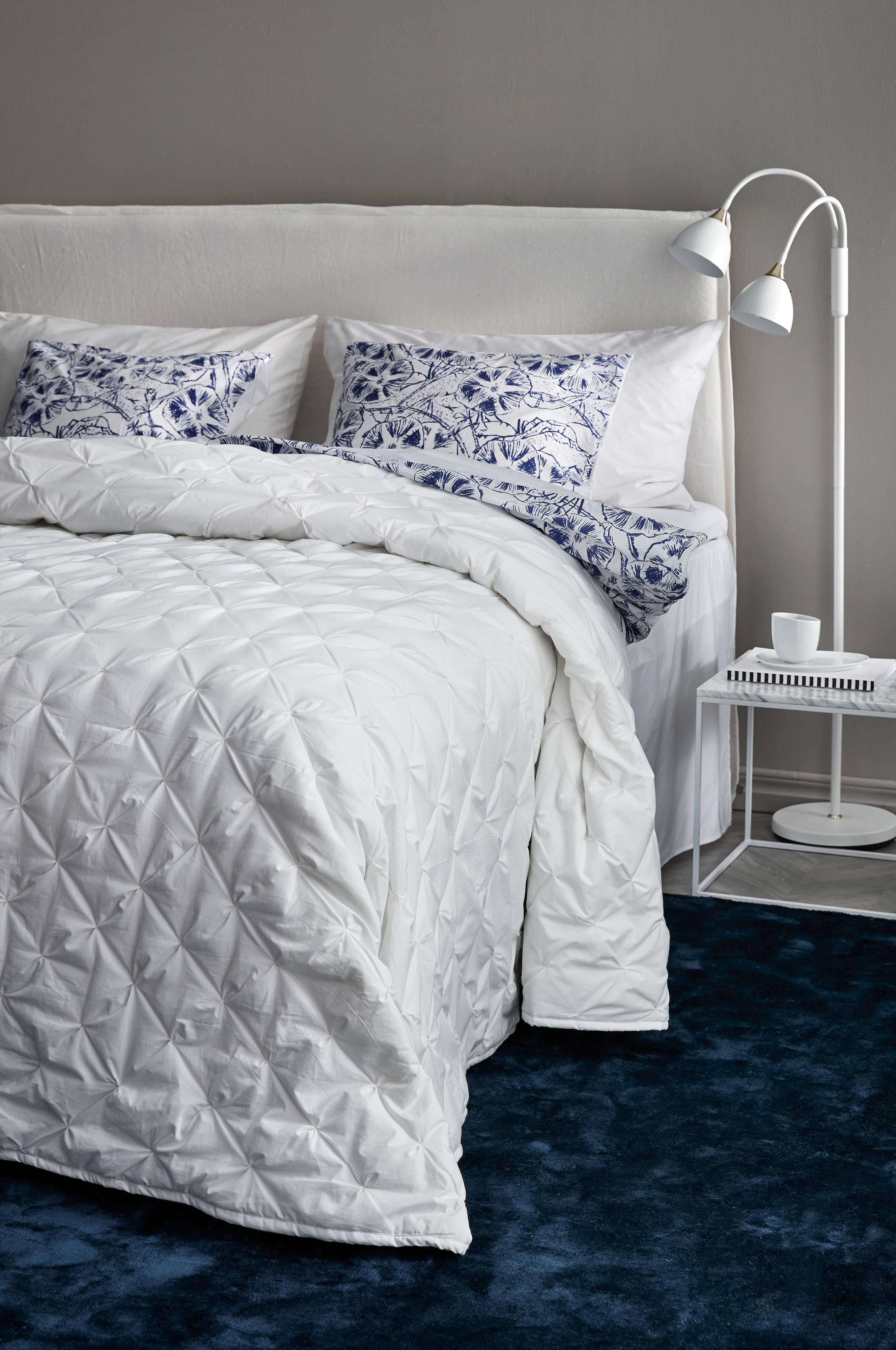 COASTAL sengetæppe king size-seng 360x360 cm - Hvid Jotex