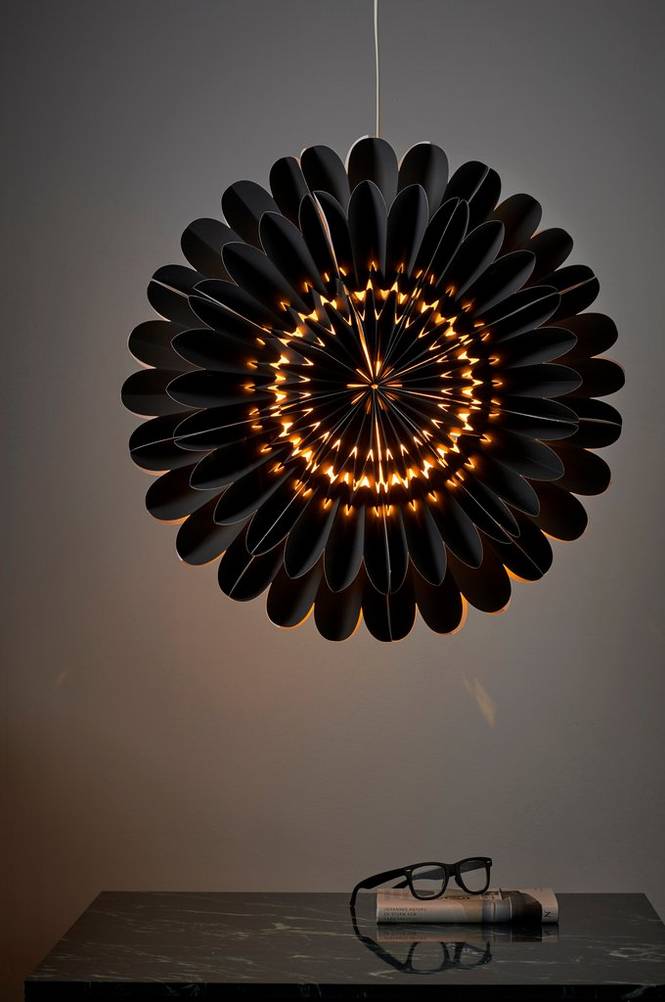 OMEGA julstjärna ø 60 cm Svart