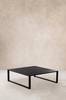 ALASSIO sofabord 100x100 cm Svart