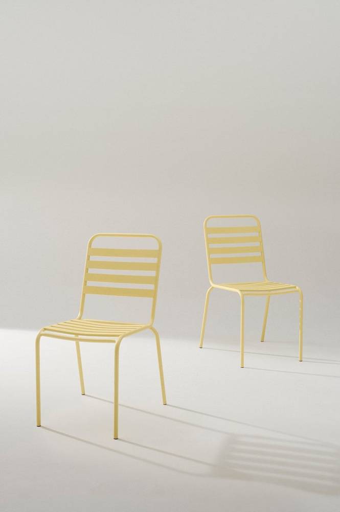 DEIA utestol 2-pack Honungsgul