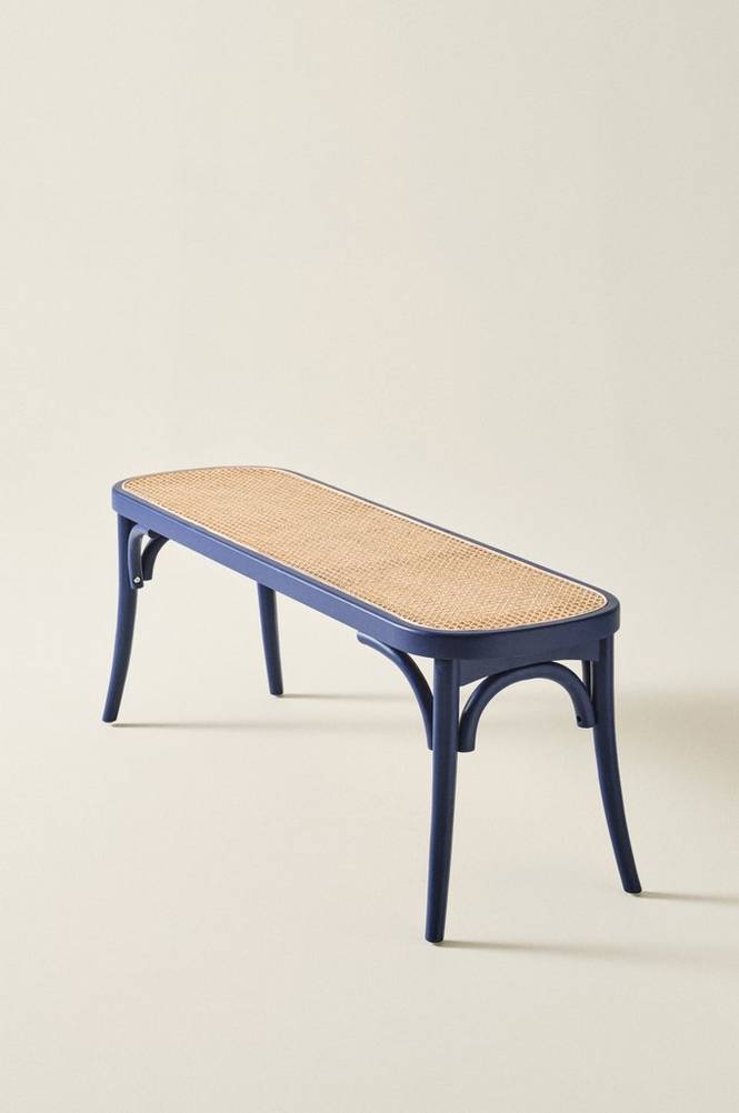 SKANÖR sittbänk 121,5 cm Koboltblå