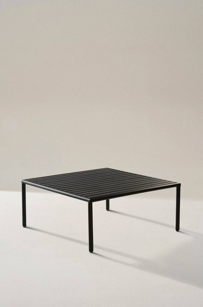 MENTON soffbord 80x80 cm Svart