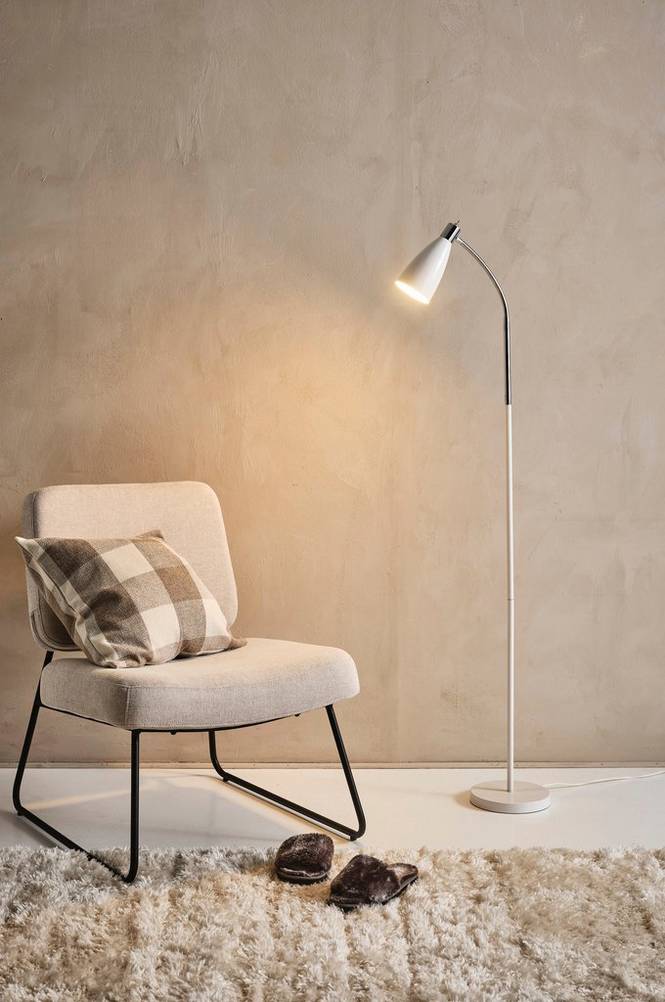 PINCHIE golvlampa Vit