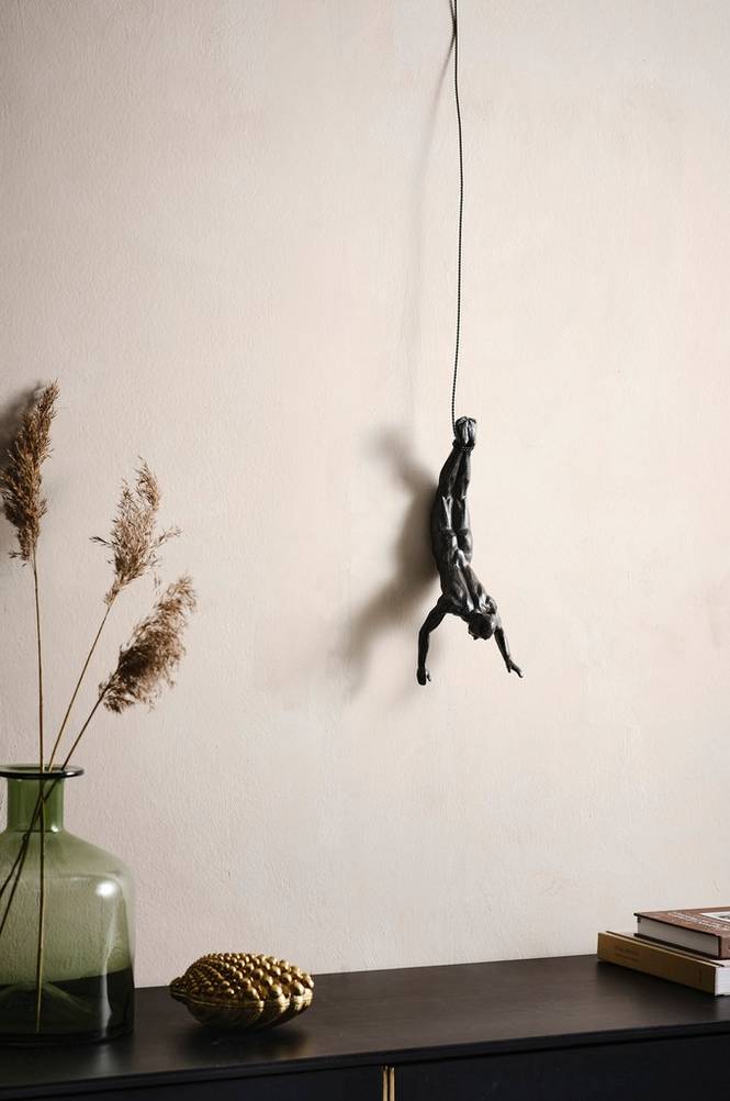 HUMAN DIVER dekorationsfigur Svart