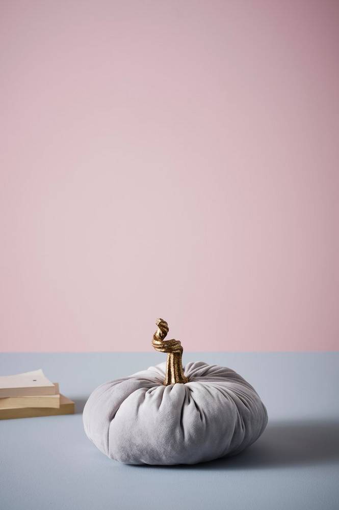 PUMPIS dekoration ø 21,8 cm Silvergrå