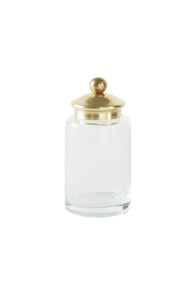 DOROTEA burk med lock - liten Antikguld