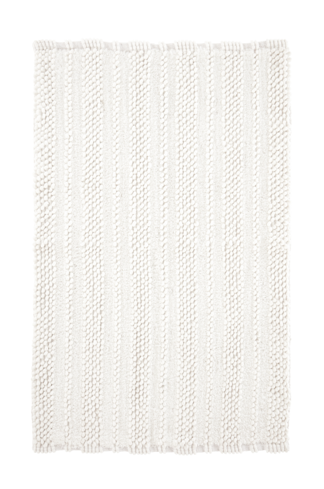 NEA badrumsmatta 80x120 cm Vit