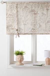 MALOU roll up-gardin - ekologisk Beige