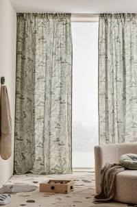 MALOU multifunktionsgardin 2-pack ekologisk Grön