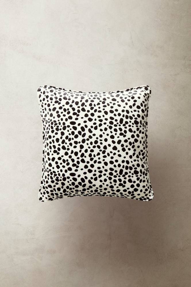 DALMATINA kuddfodral 45x45 cm Vit/svart