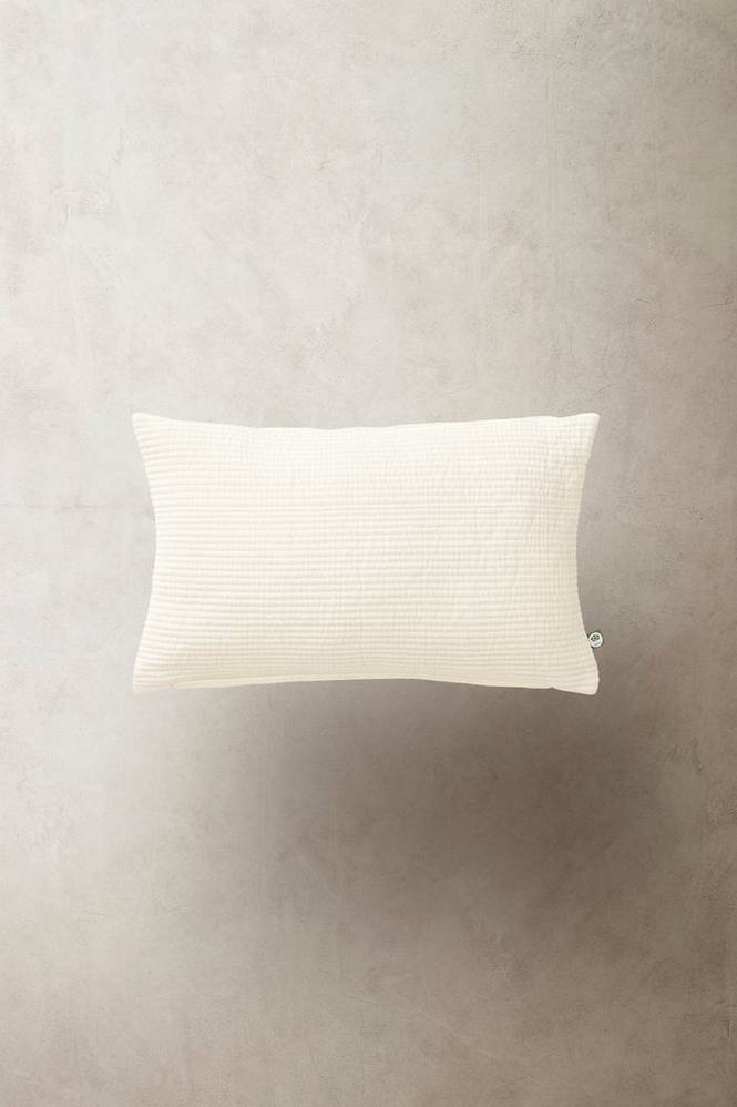 TINTIN kuddfodral 50x30 cm - ekologisk Sandbeige