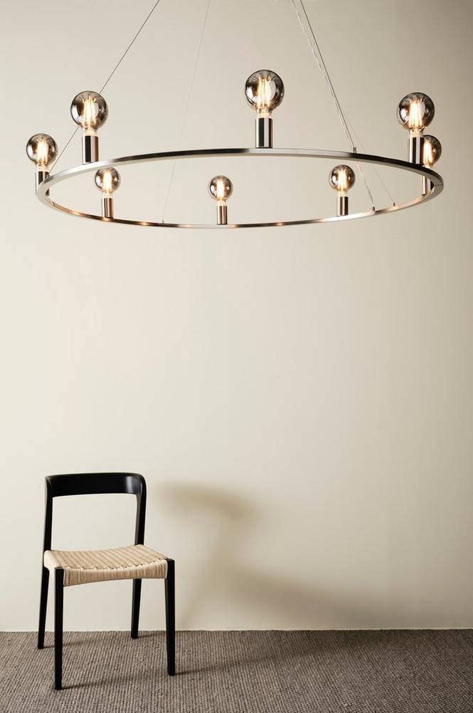 ROYAL taklampa ø 120 cm Krom