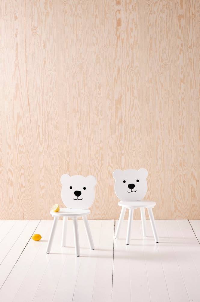 POLARBEAR barnstol 2-pack Vit