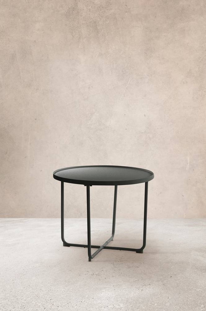 CAORLE sidobord ø 61 cm - hög