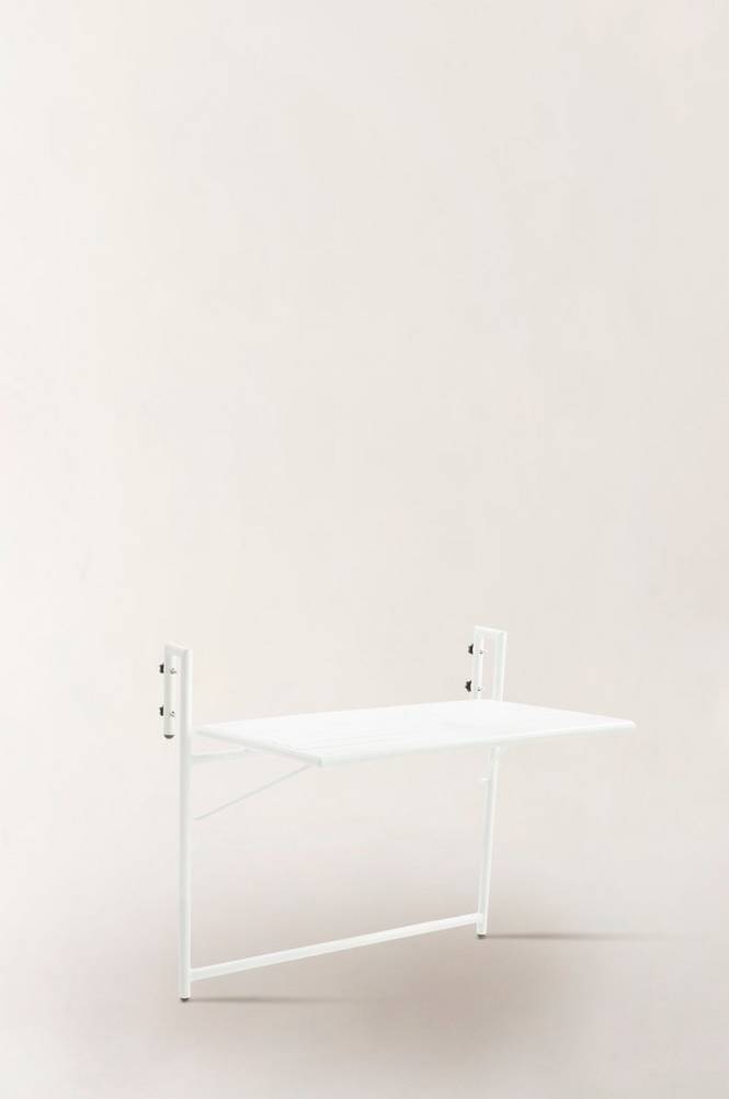 NAVONA balkongbord 40x66 cm Vit