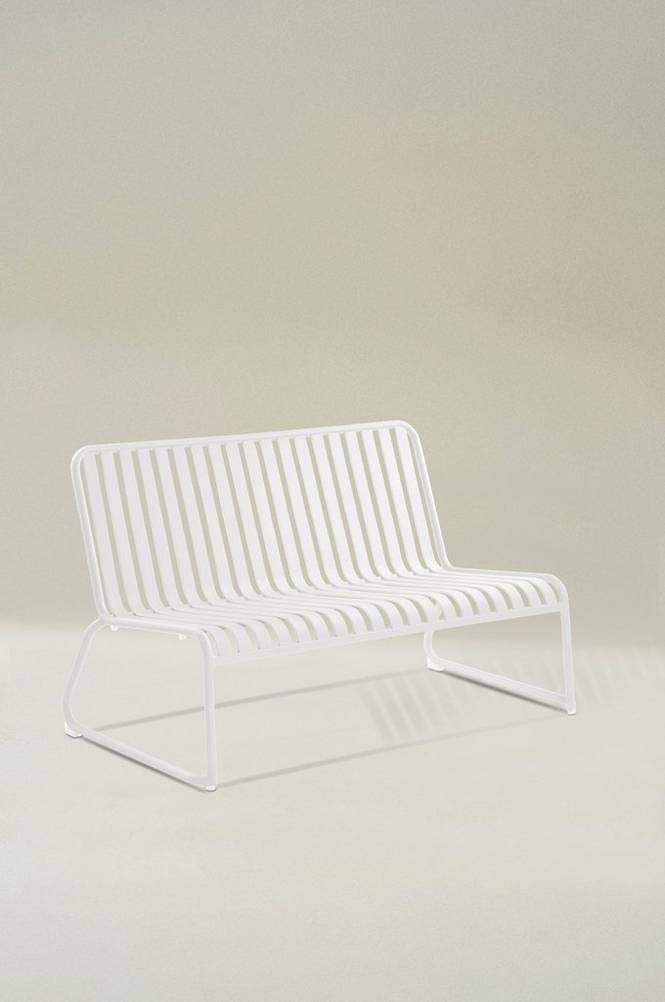 BELLEVILLE loungesoffa Vit