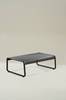 BELLEVILLE sofabord 79x122 cm Svart