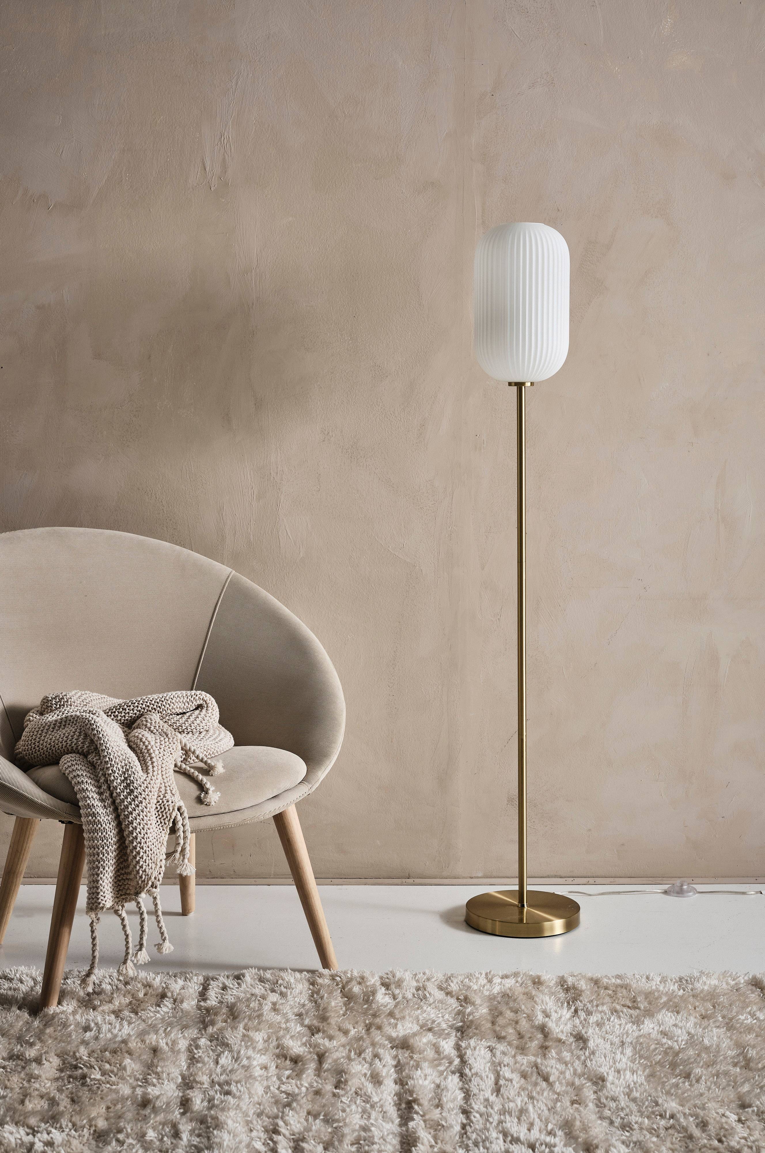 Vintage Staande Lamp - Industrieel Design - 1-stuks - Zwart, Crème